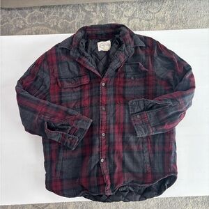 St. John's Bay Red and Black Quilted Jacket